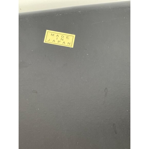 Vintage Christmas Lacquerware Serving Tray Set 2 Piece Japan Red Poinsettia - Picture 13 of 14